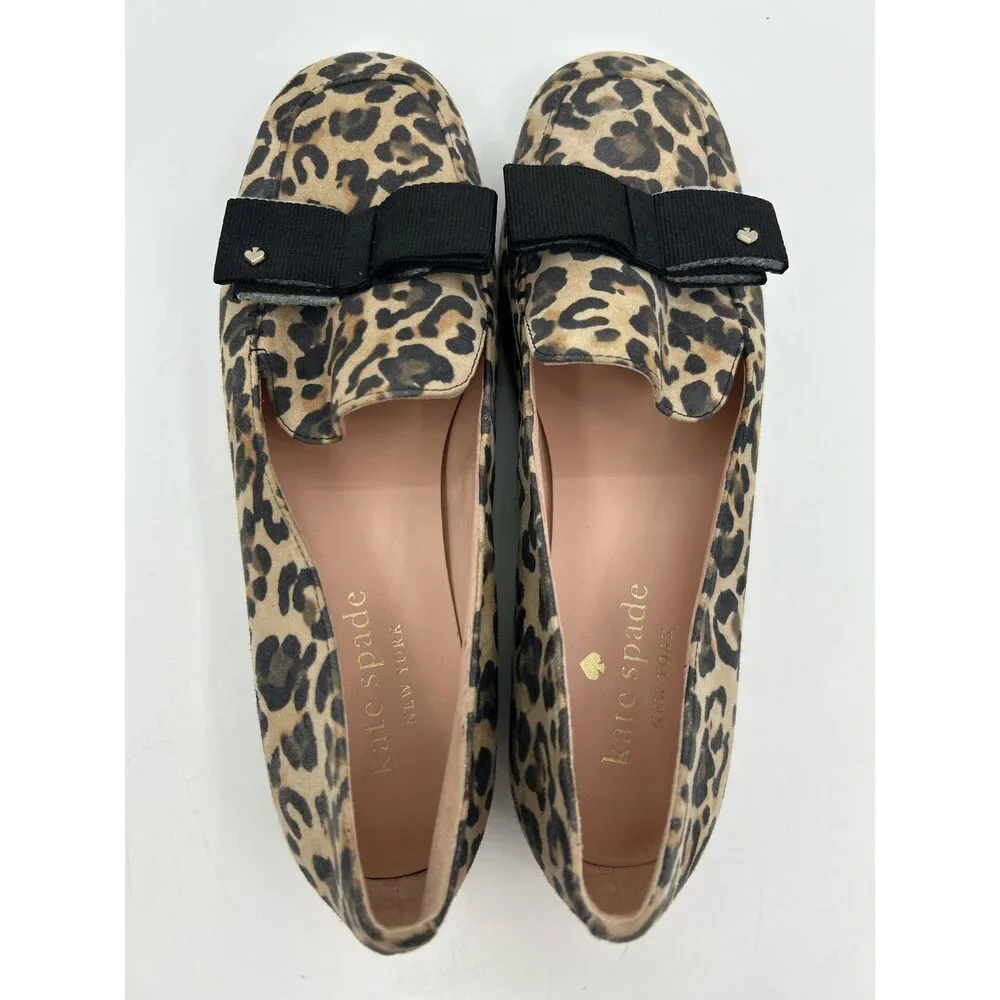 KATE SPADE Size 6B BEIGE AND BLACK Women Loafer